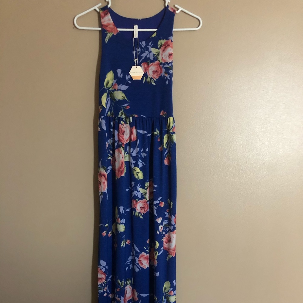 Pinkblush maternity maxi dress
